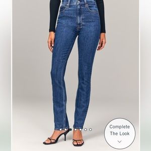 Abercrombie & Fitch Ultra High Rise 90’s Slim Straight Jean